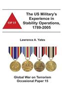US Military's Experience in Stability Operations, 1789-2005