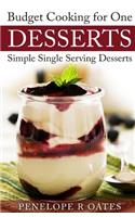 Budget Cooking for One Desserts