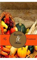 My Cookbook: A Blank Fall Recipes & Notes Cookbook (24)
