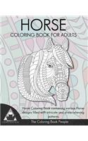 Horse Coloring Book for Adults