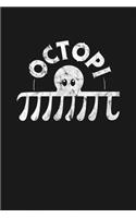 Octopi: Notebook: Funny Blank Lined Journal