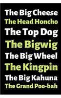 The Big Cheese The Head Honcho The Top Dog The Bigwig....