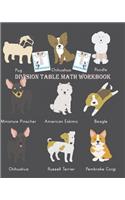 Division Table Math Workbook