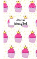 Princess Coloring Book: Coloring Toy Gifts for Kids ages 2-4,4-8, Girls 4-8, Toddler or Adult Relaxation - Large Print Birthday Party Favors Gifts Made in USA