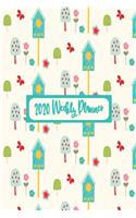 2020 Weekly Planner: Weekly Dated Diary Planner For Women and Girls - Mushroom Themed Cover