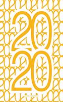 2020 Weekly Planner: Gold Pattern Daily Agenda, Calendar Schedule, Weekly, Monthly and Yearly Organizer, Goals, To Do's, Habit Tracking, Daily Gratitude, Bucket List, Ja