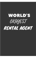 Rental Agent Notebook: Lined Journal, 120 Pages, 6 x 9, Funny Dream Job, Starting New Career Gag Gift Journal Matte Finish