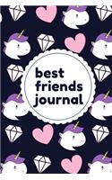 Best Friends Journal: Best Friends Forever Keepsake Journal with Prompts for Best Friends