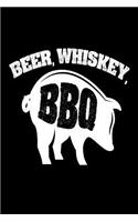 Beer, Whiskey, BBQ: Funny Grilling Meat Lover Gift Notebook