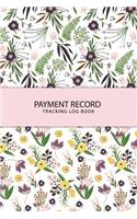 Payment Record Tracking Log Book