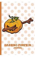 Dabbing Halloween Pumpkin Journal