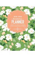 2018-2019 Academic Planner: Weekly and Monthly Calendar Schedule Organizer Notebook