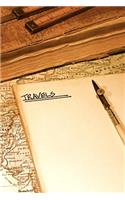 Travels: Travel Life Journal (Diary, Notebook) 6"x9." Old Map Design