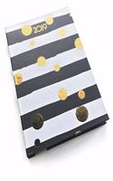 FASHION DIARY STRIPES FOIL DOTS A6 D 201