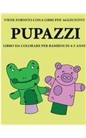 Libro da colorare per bambini di 4-5 anni (Pupazzi)