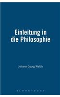 Einleitung in Die Philosophie