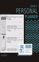 Personal Planner: Diary Book with Weekly at a Glance Schedule of Daily Agendas (Large & softback, 1 yr to start anytime; it is from our Inside Out range)(22 Daily Planners & Organizers)