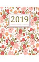 2019 Planner Weekly and Monthly: A Year - 365 Daily - 52 Week Journal Planner Calendar, Agenda Schedule Organizer, Appointment Notebook, Monthly Planner, Academic Student Planner, D