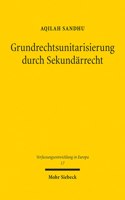 Grundrechtsunitarisierung durch Sekundarrecht: Zur Reichweite Des Mitgliedstaatlichen Grundrechtsschutzes Im Anwendungsbereich Von Offnungsklauseln Am Beispiel Des Europaischen Datenschutzsekunda