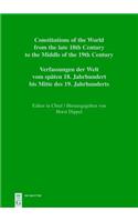 Constitutions of the World from the Late 18th Century to the Middle of the 19th Century, Vol. 11, Constitutional Documents of France, Corsica and Monaco 1789-1848