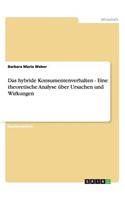 Das hybride Konsumentenverhalten. Eine theoretische Analyse über Ursachen und Wirkungen