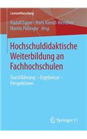 Hochschuldidaktische Weiterbildung an Fachhochschulen