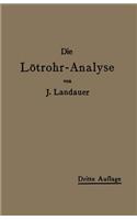 Die Lötrohranalyse