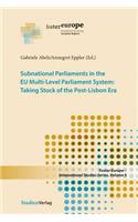 Subnational Parliaments in the Eu Multi-Level Parliamentary System