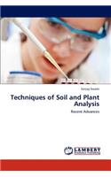 Techniques of Soil and Plant Analysis