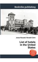 List of Hotels in the United States