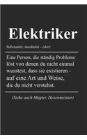 Elektriker Definiton