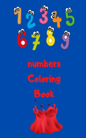 numbers Coloring Book: For Kids Ages 4-8/ 8.5 x 11(21.59 x 27.94 cm) Pattern designe in Matte cover