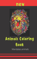Animals Coloring Book Mandalas Animals
