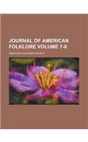 Journal of American Folklore Volume 7-8