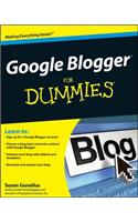 Google Blogger For Dummies