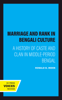 Marriage and Rank in Bengali Culture