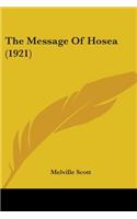 Message Of Hosea (1921)