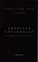 AMERICAN GOVERNMENT TB 8ED