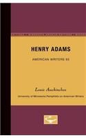 Henry Adams - American Writers 93