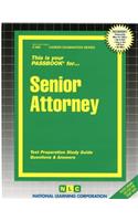 Senior Attorney: Passbooks Study Guide