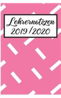 Lehrernotizen 2019 / 2020