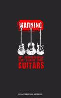 Guitar Tablature Notebook: Guitar Graphic Instrument Guitar Tablature Notebook / Journal Guitarist Gift (6 x 9 - 120 Guitar Tab Pages)