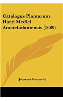 Catalogus Plantarum Horti Medici Amstelodamensis (1689)