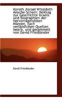 Koroth Jisroel W'Toldoth Ansche-Schem