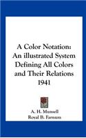 A Color Notation