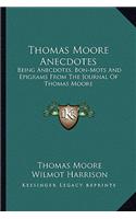 Thomas Moore Anecdotes