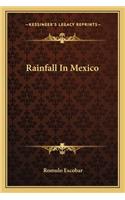 Rainfall in Mexico