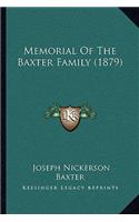 Memorial Of The Baxter Family (1879)