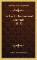 The Law Of Government Contracts (1919)
