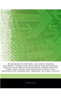 Articles on Bioinformatics Software, Including